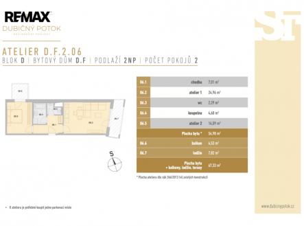 Prodej bytu, 2+kk, 67 m²