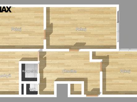 Prodej bytu, 3+1, 80 m²