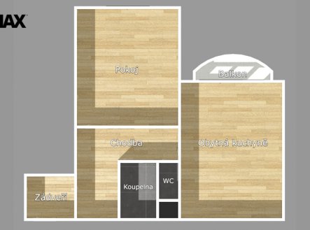Prodej bytu, 2+kk, 41 m²
