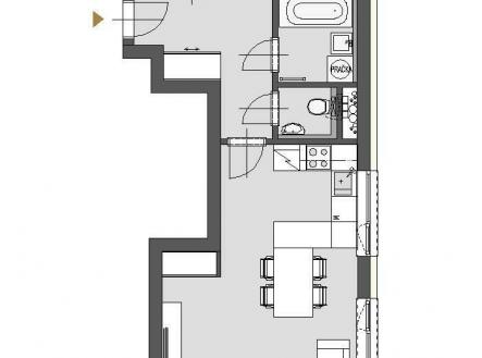 Prodej bytu, 2+kk, 55 m²