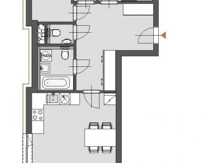 Prodej bytu, 3+kk, 80 m²