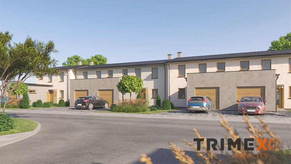 Novostavba řadového rodinného domu 4+kk s garáží v Polance nad Odrou