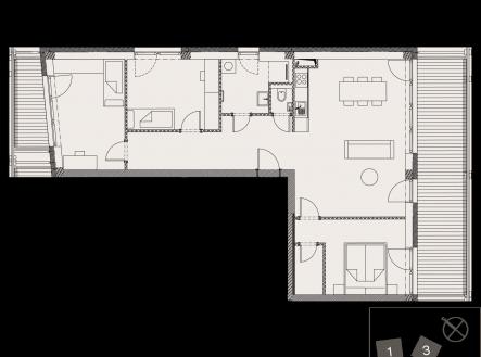 Prodej bytu, 4+kk, 90 m²