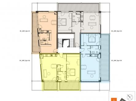 Prodej bytu, 1+kk, 44 m²