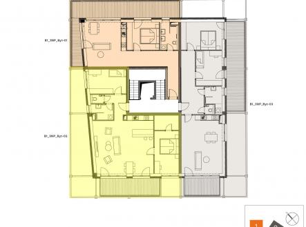 Prodej bytu, 2+kk, 57 m²