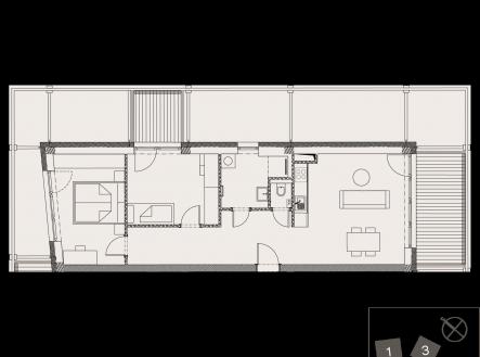 Prodej bytu, 3+kk, 66 m²