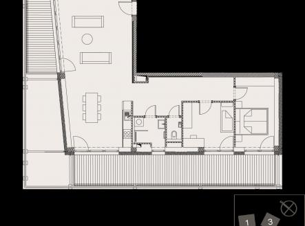 Prodej bytu, 3+kk, 86 m²