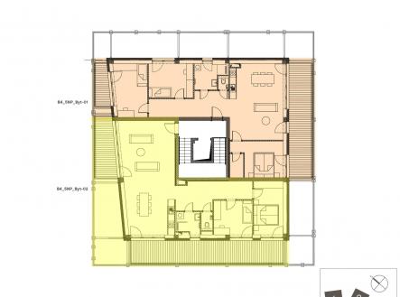Prodej bytu, 3+kk, 86 m²
