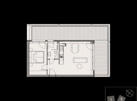 Prodej bytu, 2+kk, 39 m²