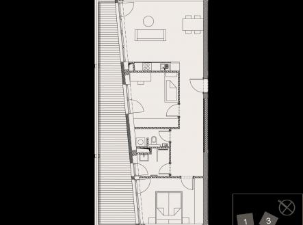 Prodej bytu, 3+kk, 68 m²