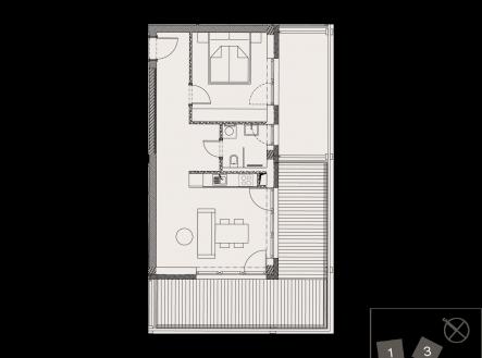 Prodej bytu, 2+kk, 45 m²