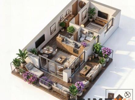 Prodej bytu, 2+kk, 45 m²