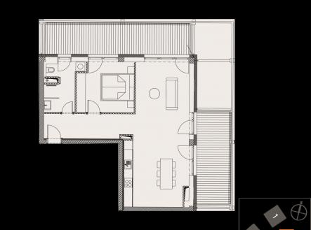 Prodej bytu, 2+kk, 65 m²