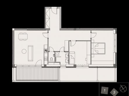 Prodej bytu, 3+kk, 89 m²