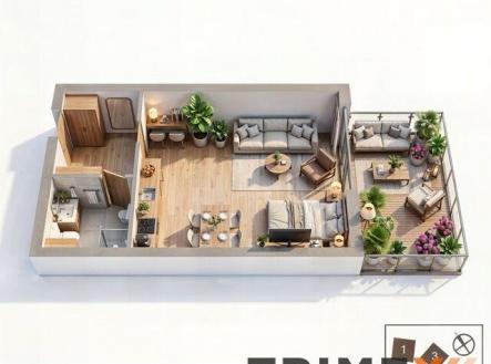Prodej bytu, 1+kk, 41 m²