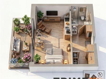 Prodej bytu, 1+kk, 39 m²