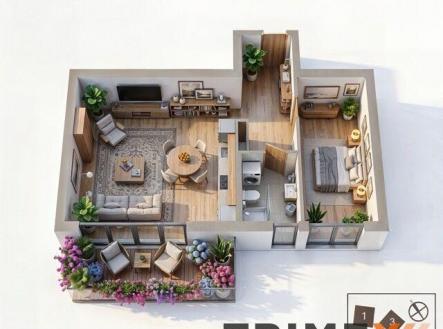 Prodej bytu, 2+kk, 60 m²