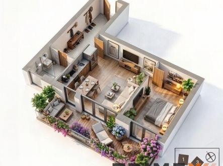 Prodej bytu, 2+kk, 62 m²