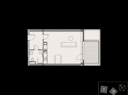 Prodej bytu, 1+kk, 41 m²