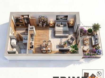 Prodej bytu, 1+kk, 41 m²