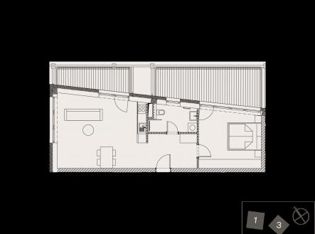 Prodej bytu, 2+kk, 53 m²
