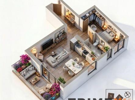 Prodej bytu, 2+kk, 63 m²