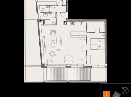 Prodej bytu, 3+kk, 84 m²