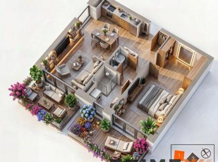 Prodej bytu, 2+kk, 61 m²