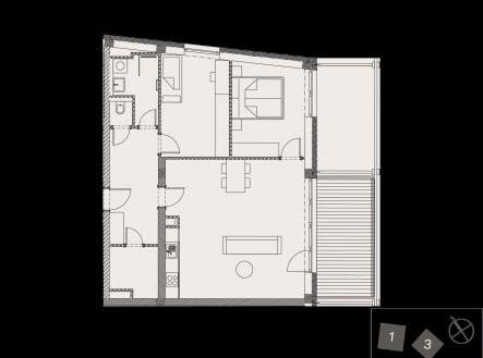 Prodej bytu, 3+kk, 79 m²