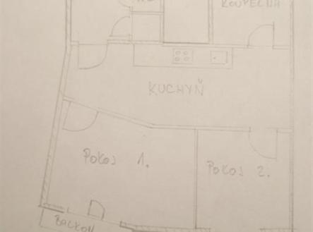 Prodej bytu, 2+kk, 50 m²