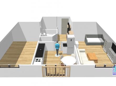 Prodej bytu, 2+1, 60 m²