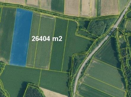 Prodej pozemku, zemědělská půda, 62 256 m²