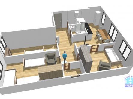 Prodej bytu, 3+1, 70 m²