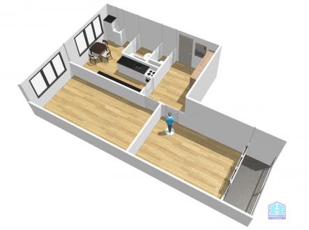 Pronájem bytu, 2+1, 63 m²