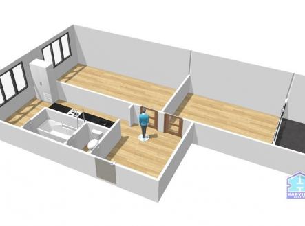 Prodej bytu, 2+1, 61 m²