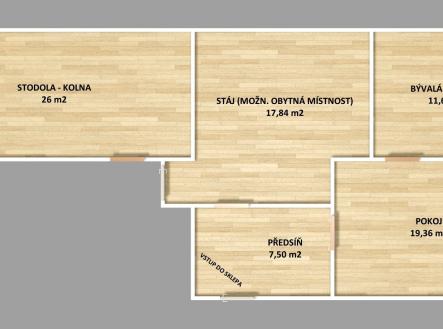 Prodej domu/vily, 56 m²