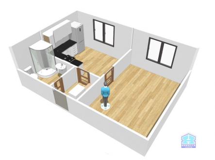 Pronájem bytu, 1+1, 30 m²