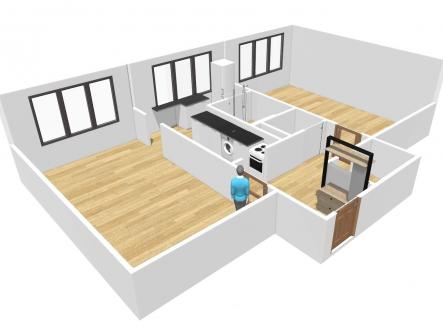 Prodej bytu, 2+1, 57 m²