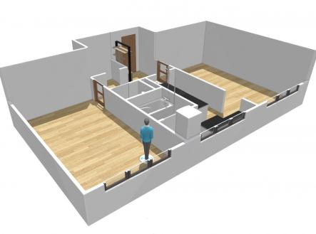 Prodej bytu, 2+1, 57 m²