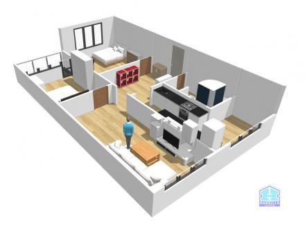 Prodej bytu, 3+1, 62 m²