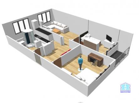 Prodej bytu, 3+1, 62 m²