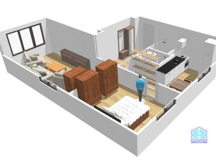 Prodej bytu, 2+1, 50 m²