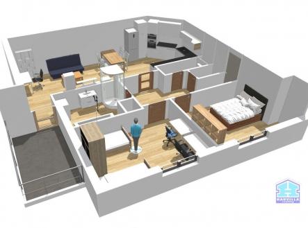 Prodej bytu, 3+kk, 84 m²
