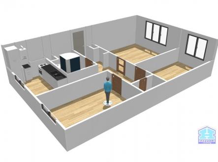 Prodej bytu, 3+1, 63 m²