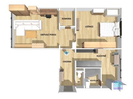 Prodej bytu, 2+1, 63 m²