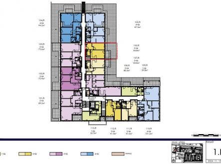 Prodej bytu, 2+kk, 44,8 m²