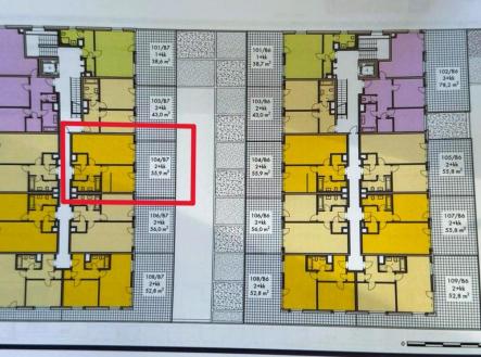 Prodej bytu, 2+kk, 55,9 m²