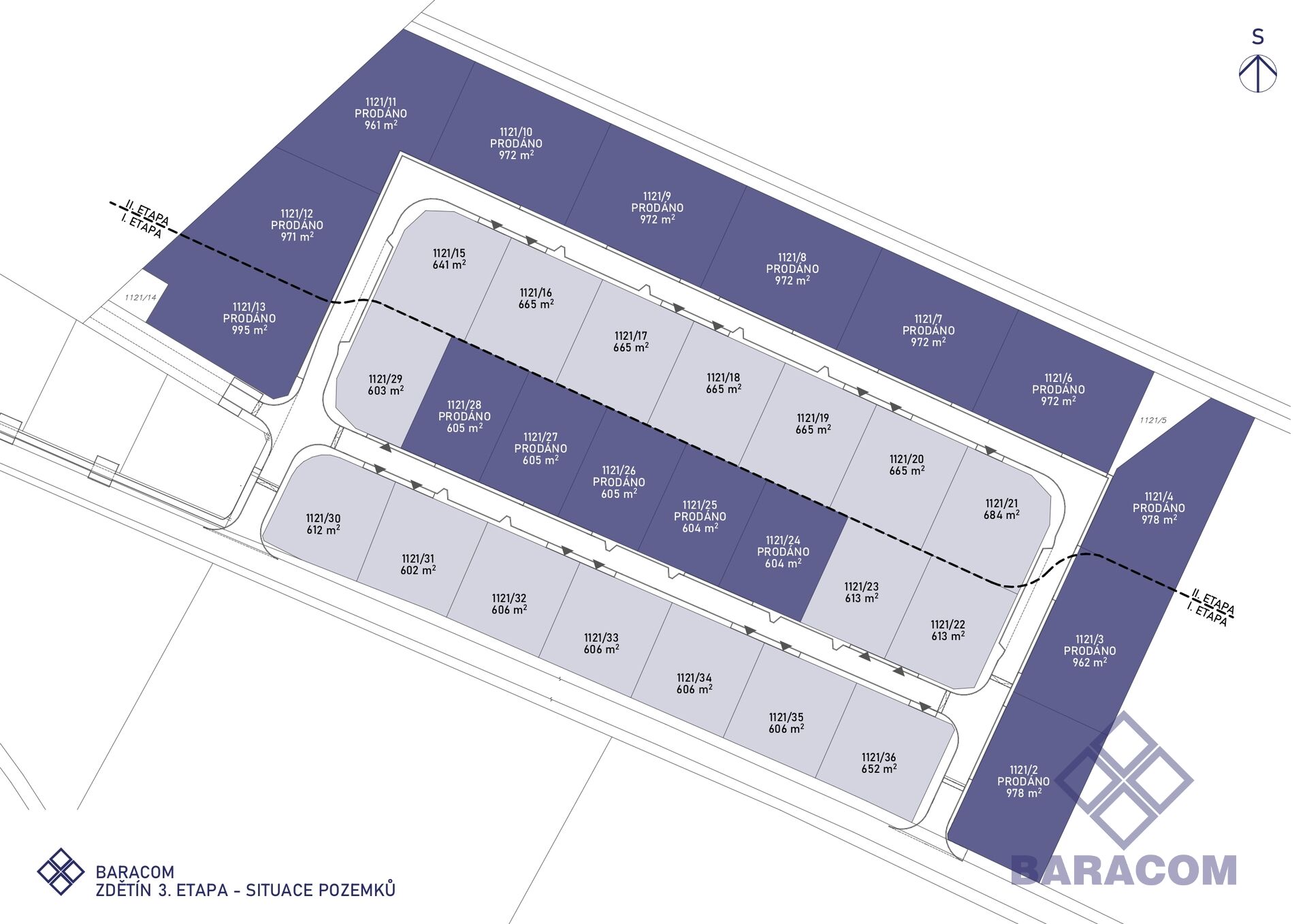 Stavební pozemky pro rodinné domy Zdětín u Benátek nad Jizerou