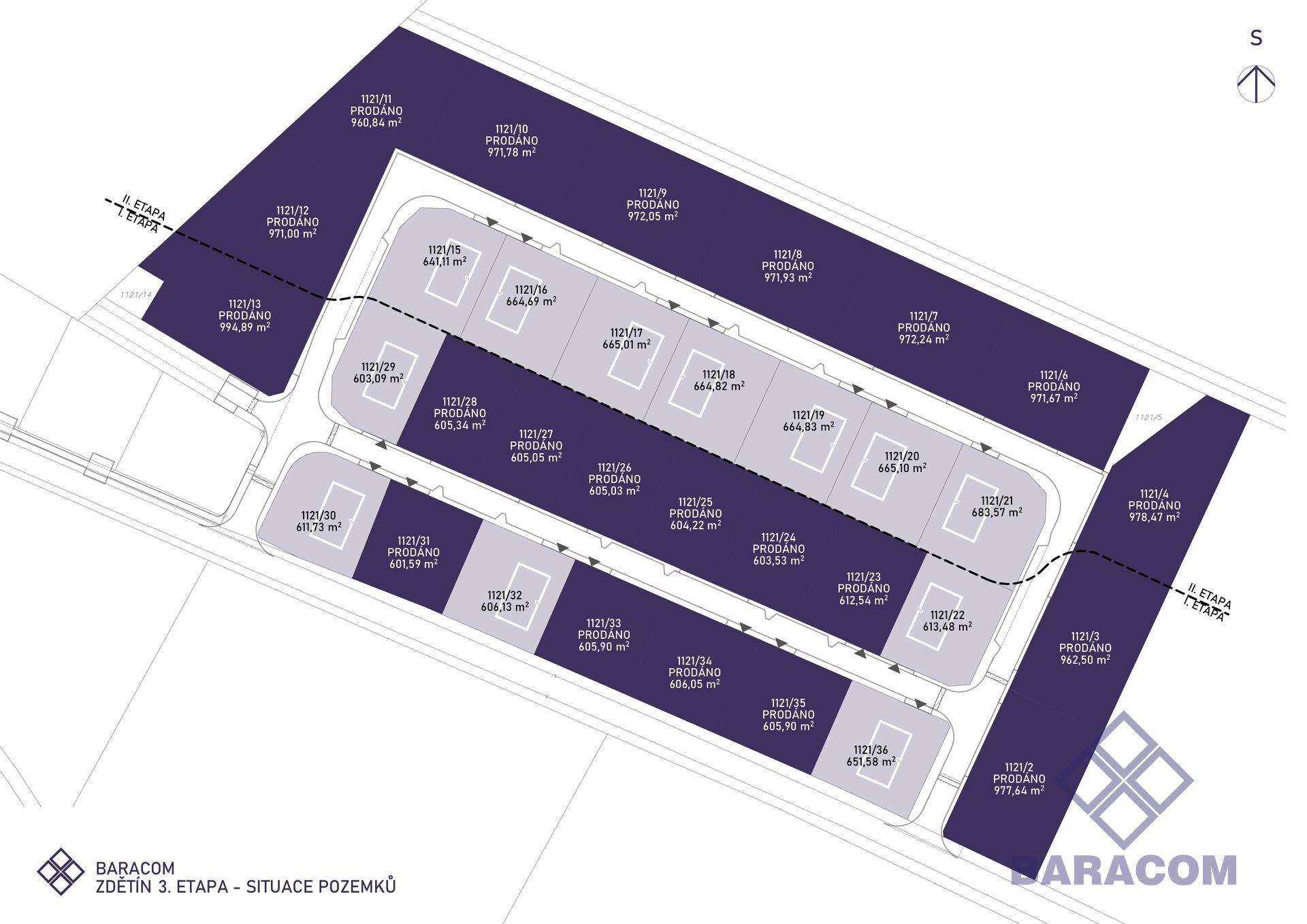 Stavební pozemky pro rodinné domy Zdětín u Benátek nad Jizerou