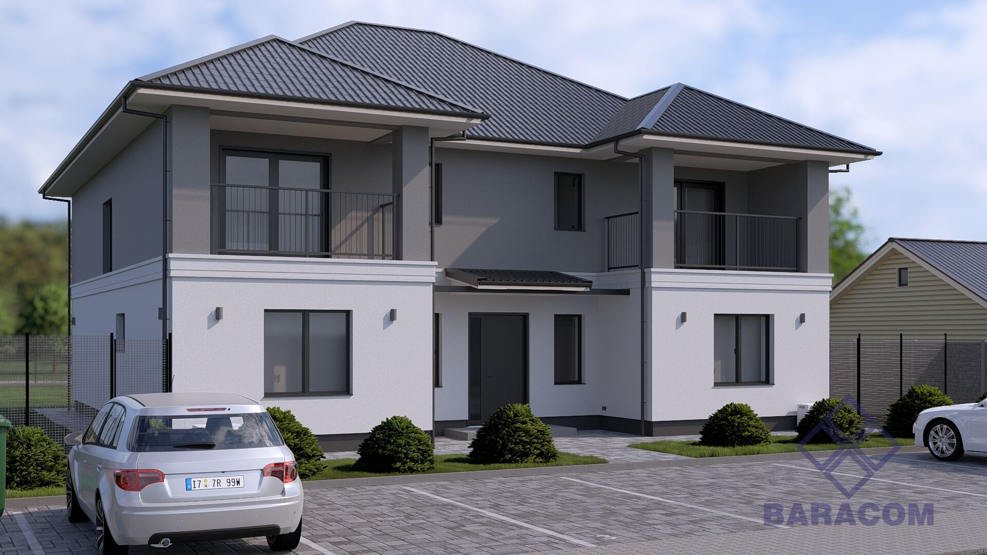 Prodej moderního rodinného domu 5+kk se zahradou v Poleradech u Prahy